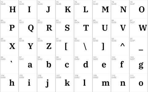 IBM Plex Serif SemiBold