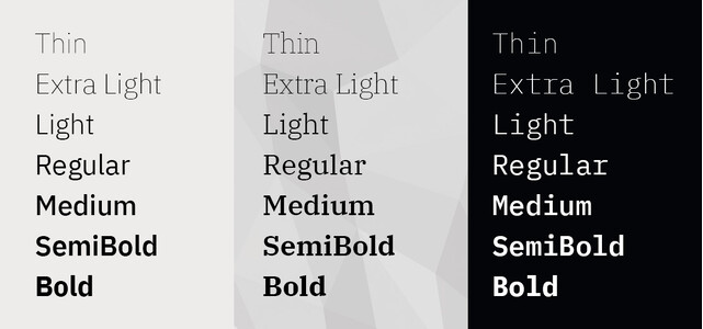 IBM Plex Serif font