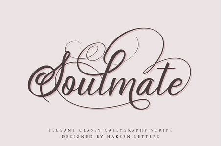 Soulmate font