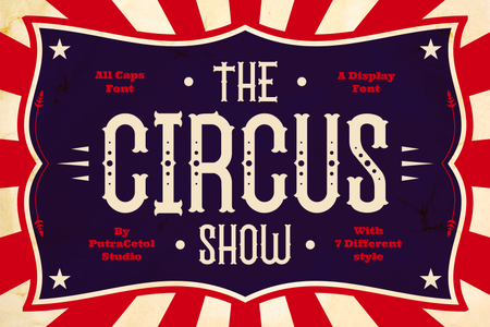 The Circus Show FreeVersion font