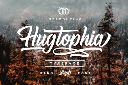 Hugtophia Swash font