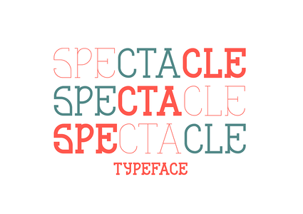 Spectacle Bold font