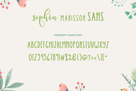 SophiaMarissonPersonalUseOnly font