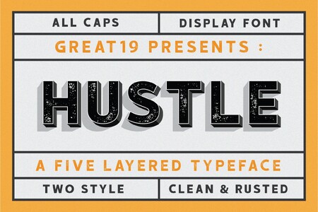 hustle 1 font