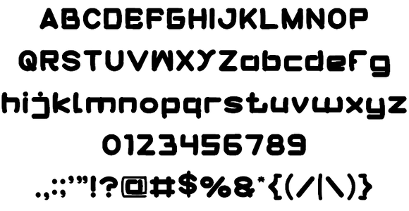 CUTE MONSTER font