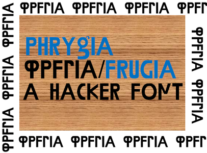Phrygia font