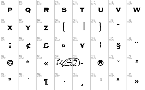 Graverplate Extrabold Regular