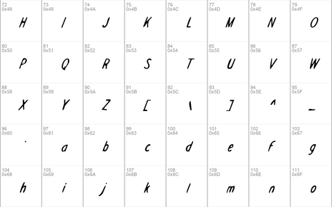 Drafting Table Italic