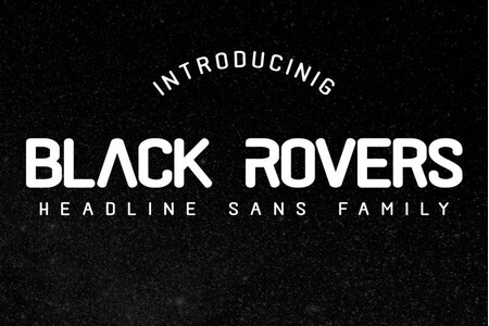 black rovers Regular font