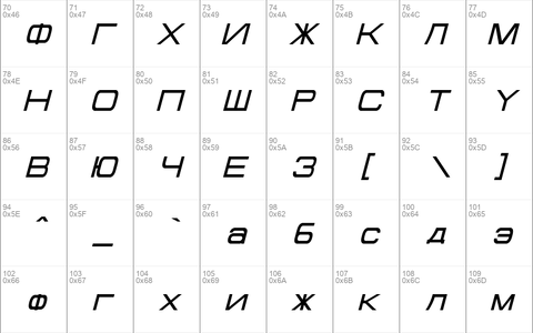 Cyrillian Italic