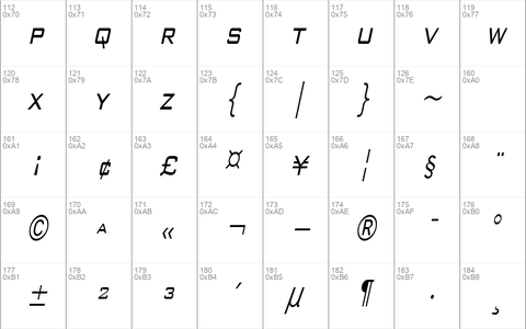 WallStreetCondensed Italic