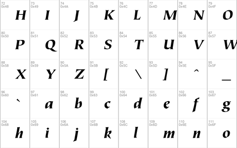 Tiepolo ICGBlackItalic