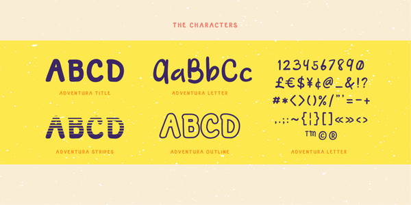 Adventura  font