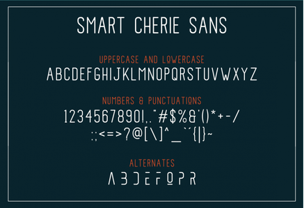 Smart Cherie font