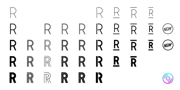 Stereonic font
