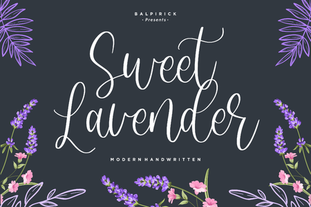 Sweet Lavender font