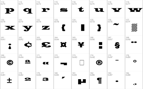 Latin-WideExt Normal