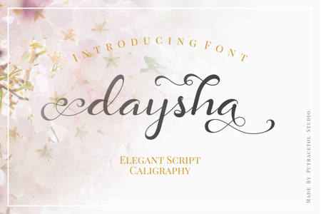 Daysha Personal Use font