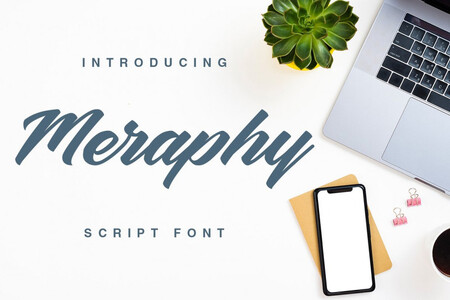 Meraphy font