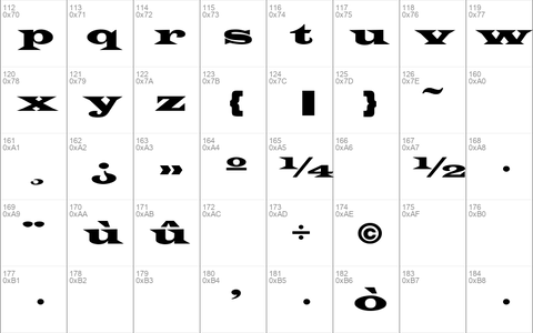 Latin-WideExt-Normal Regular