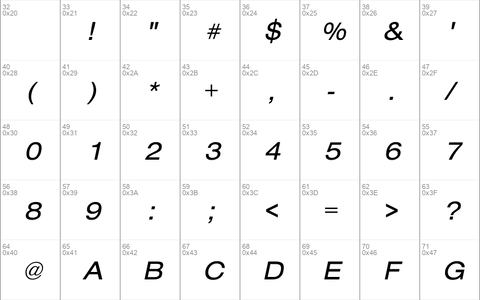 Sans Extended Oblique