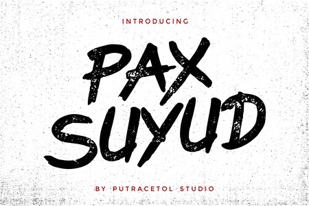 PaxSuyudz Free font