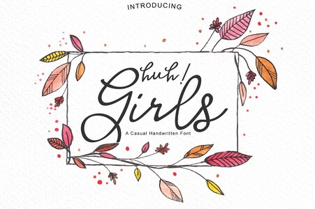 Huh Girls font