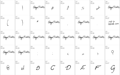 cursiveedgar Regular