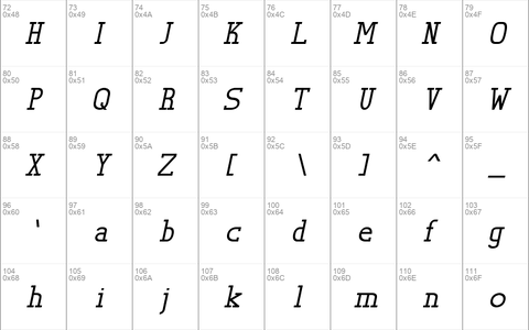 TL Serif Italic