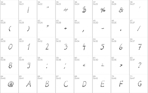 Darbog gradient Italic