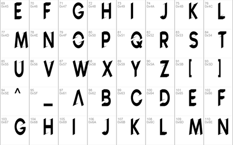 MONTDCOC font