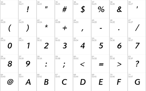 EffectraMediumSlant Regular