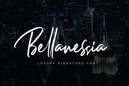 Bellanessia font