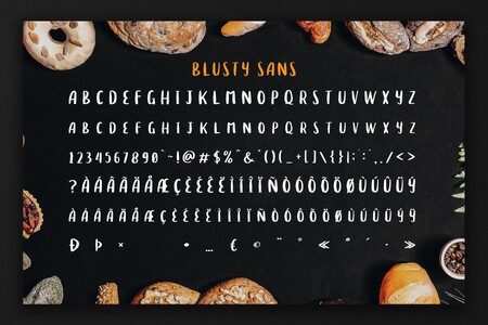 Blusty Script Free font