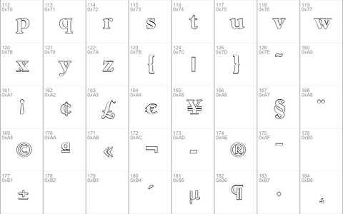 WilliamBeckerOutline-ExtraBold Regular