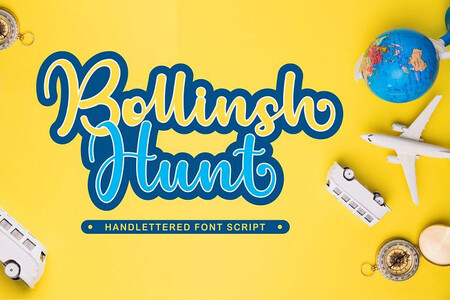 Bollinsh Hunt Personal Use Only font