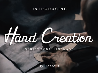 Hand Creation Personal Use font