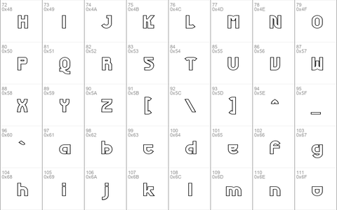 Futurex Phat Outline