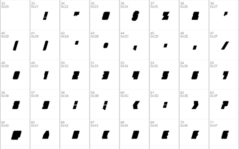 Contour of Duty Condensed Italic