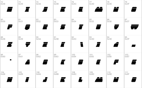 Contour of Duty Laser Italic