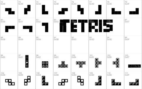 Tetris Blocks Regular