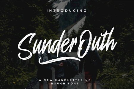 Sunder Outh font