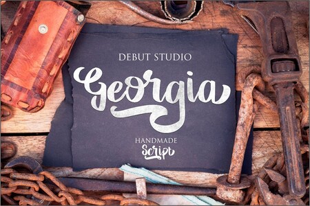 Georgia Script font