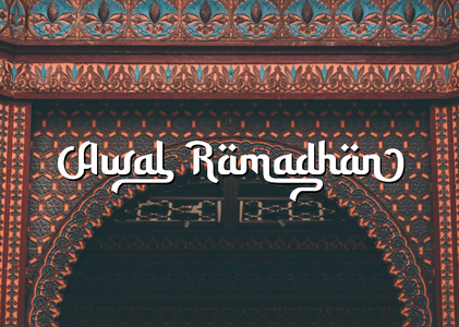 a Awal Ramadhan font