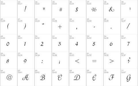 Menuet script Regular