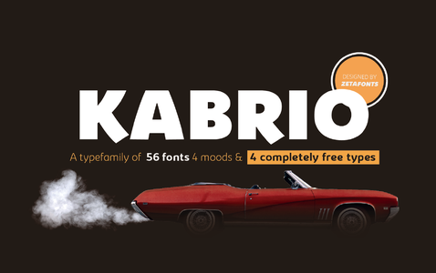 Kabrio ExtraLight font