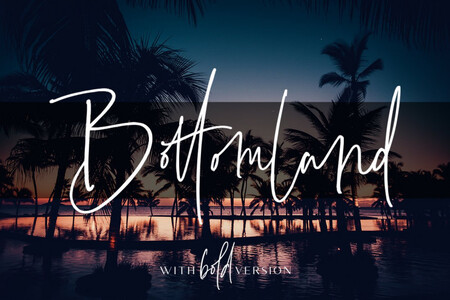 Bottomland font