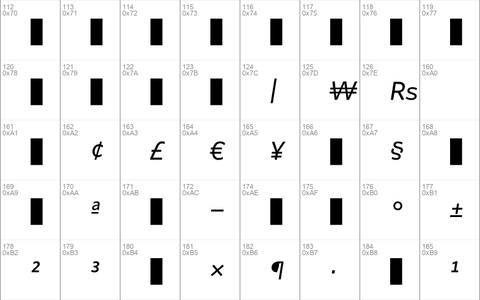 WhitneyNumeric MediumItalic