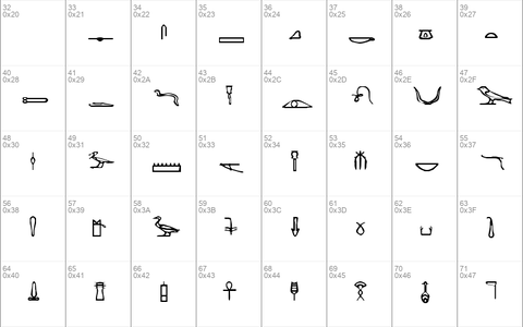 Hieroglyphics Normal