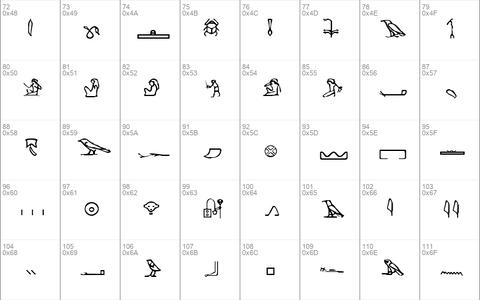 Hieroglyphics Normal